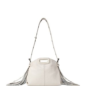 Maje Miss M Small Crackle Leather Handbag- 4795207