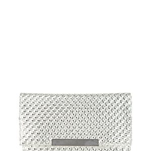 Sondra Roberts Woven Metallic Flap Convertible Clutch- 4851437