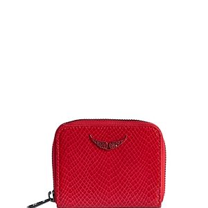 Zadig & Voltaire Zv Wild Glossy Mini Zip Pouch- 4746681