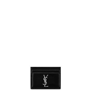Saint Laurent Cassandre Card Case in Shiny Leather- 4922755