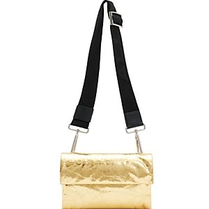 Allsaints Ezra Metallic Medium Convertible Crossbody- 4835253