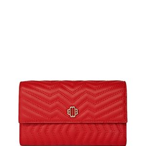 Maje Clover Leather Clutch Wallet- 4614884