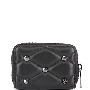 The Kooples Quilted Leather Zip Wallet- 4854574