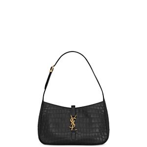 Saint Laurent Le 5 a 7 in Crocodile-Embossed Shiny Leather- 4926919