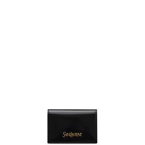 Saint Laurent Saint Laurent Business Card Case in Shiny Leather- 4926887