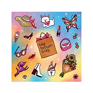 Apply Bloomingdale's Big Brown Bag Commemorative Sticker Set - 100% Exclusive- 4878007