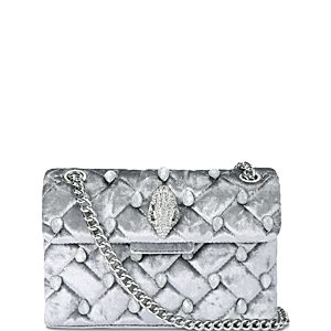 Kurt Geiger London Mini Kensington Velvet Crystal Embellished Bag- 4874764