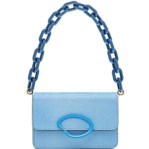 Oscar de la Renta O Pouchette Calf Hair Shoulder Bag- 4879465
