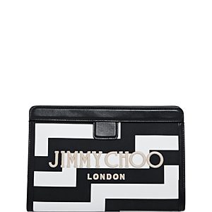 Jimmy Choo Avenue Logo Clutch- 4899385