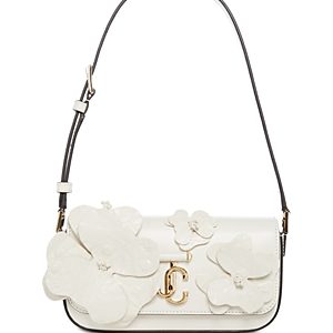 Jimmy Choo Avenue Floral Applique Mini Shoulder Bag- 4899377
