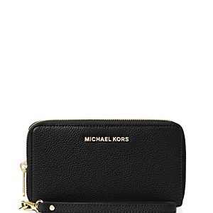 Michael Michael Kors Multi-Function Flat Large Pebble Leather Smartphone Wristlet- 4037128