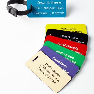 Three Small Luggage Tags- sku128460086