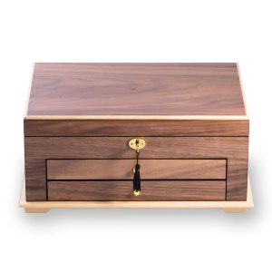 Walnut 3-Level Jewelry Box- sku203311250
