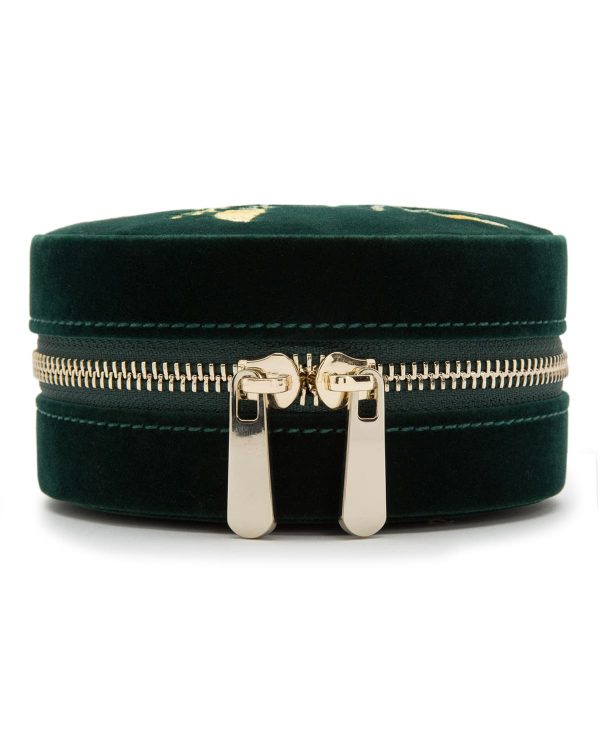 Zoe Round Travel Jewelry Case- sku182770925
