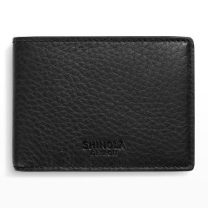 Men's Slim Leather Bifold Wallet- sku159651324