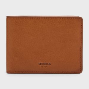 Men's Slim Leather Bifold Wallet- sku212562826