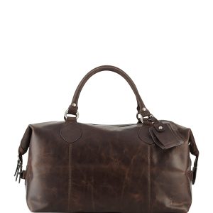 Logan Men's Leather Overnight Bag- sku165240476