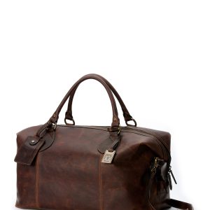 Logan Men's Leather Overnight Bag- sku153050473