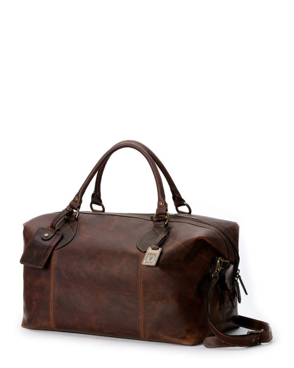 Logan Men's Leather Overnight Bag- sku153050473