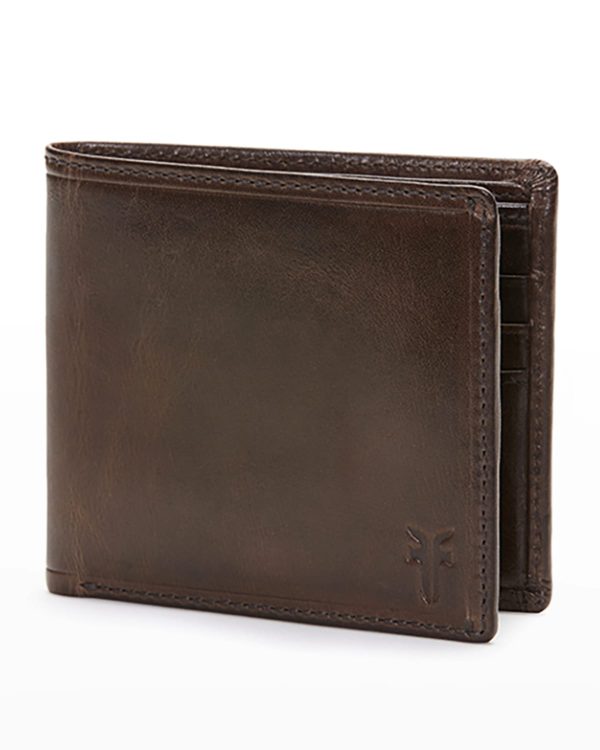 Logan Leather Bi-Fold Wallet- sku165230739