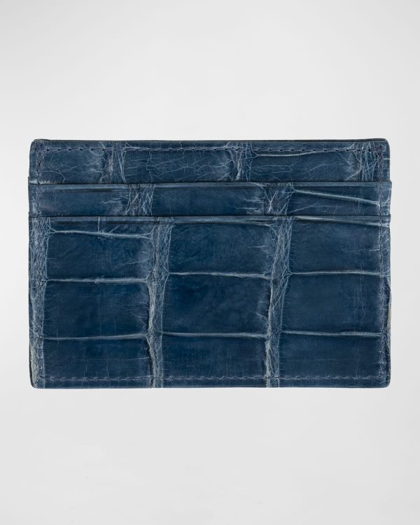 Men's Alligator Card Case- sku213661267