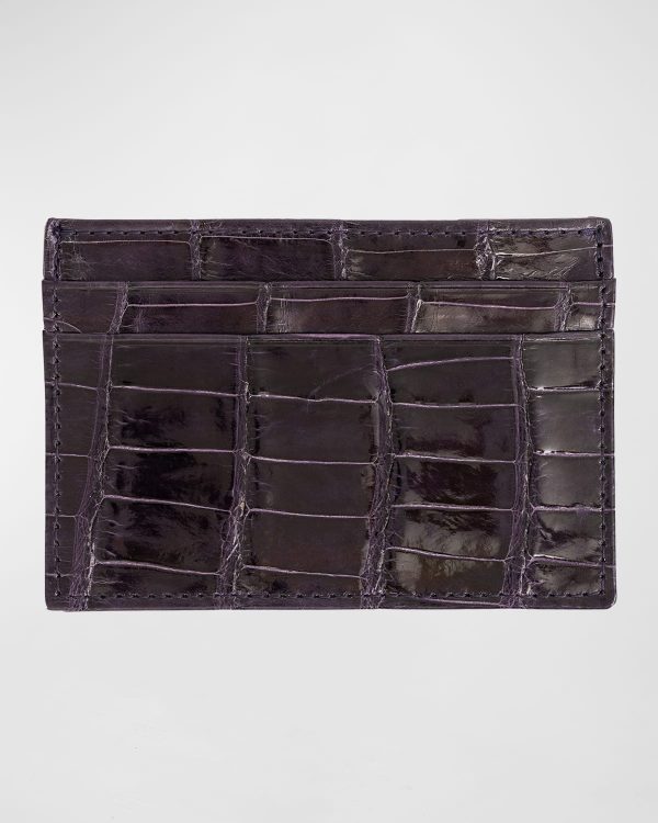 Men's Alligator Card Case- sku213661276