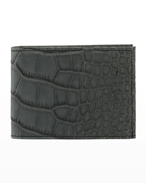 Alligator Bi-Fold Wallet- sku175410094