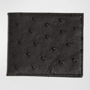 Ostrich Bi-Fold Wallet- sku157531785