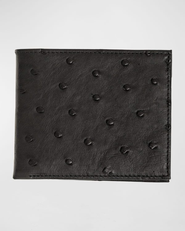 Ostrich Bi-Fold Wallet- sku157531785