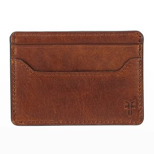 Logan Leather Card Case with Money Clip- sku175580043