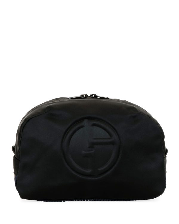 Men's Logo-Embossed Nylon Pouch- sku182932005