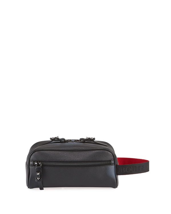 Men's Blaster Leather Toiletry Bag- sku188230178