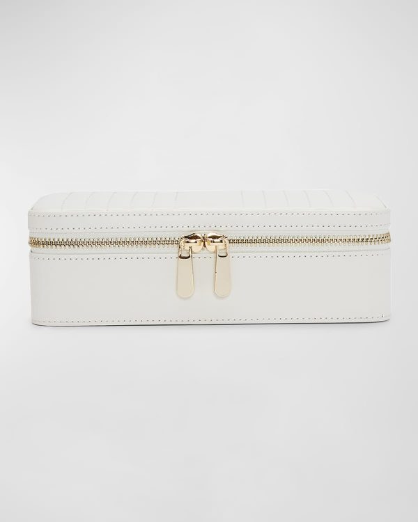 Maria Rectangle Quilted Zip Jewelry Case- sku191531714