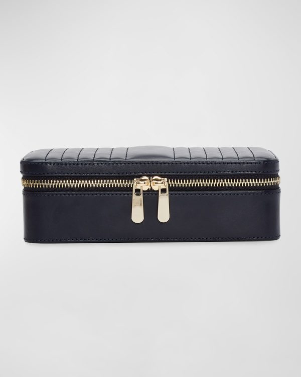 Maria Rectangle Quilted Zip Jewelry Case- sku191531719