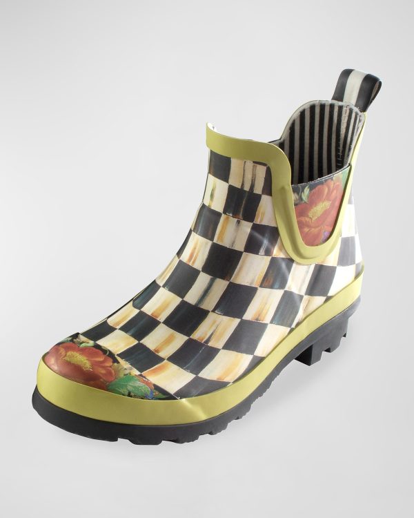 Courtly Check Chelsea Boots, Size 6- sku192981139