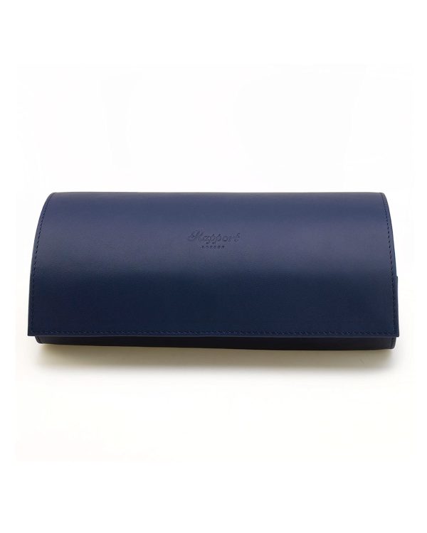 Hyde Park Three Watch Roll - Navy- sku193850174