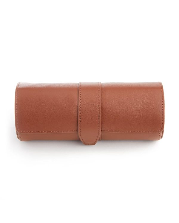 Suede Lined Travel Watch Roll- sku194650078