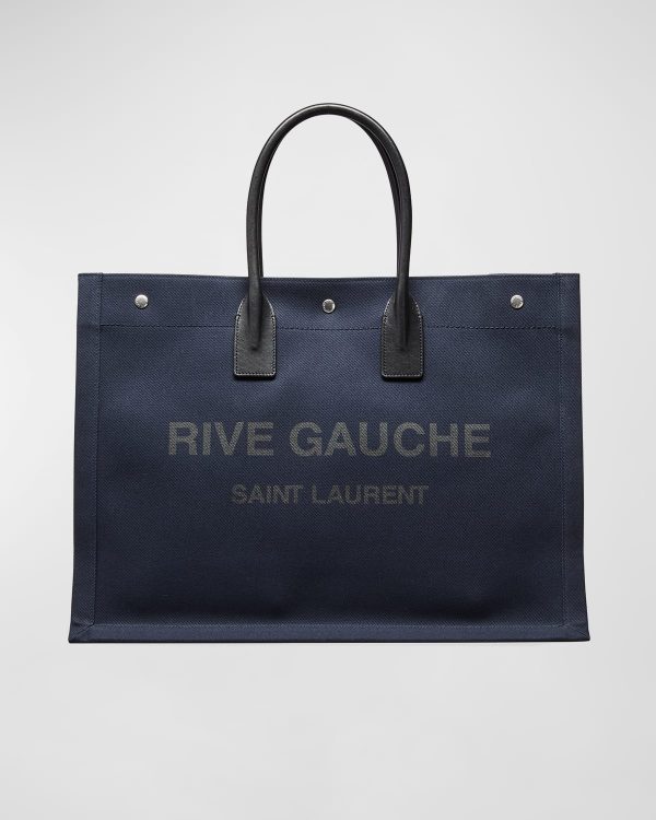 Men's Noe Rive Gauche Canvas Tote Bag- sku207300341