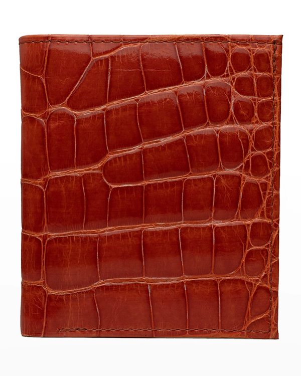 Men's Personalized Alligator Mini Wallet- sku200390779