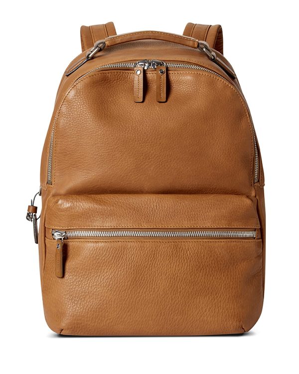 Men's Runwell Grained Leather Backpack- sku201340579