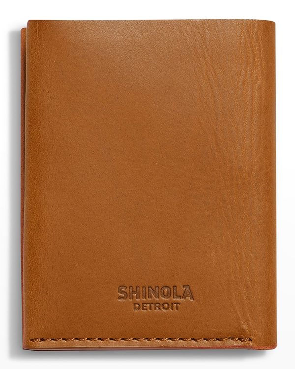 Men's Vachetta Leather Utility Card Wallet- sku201340618