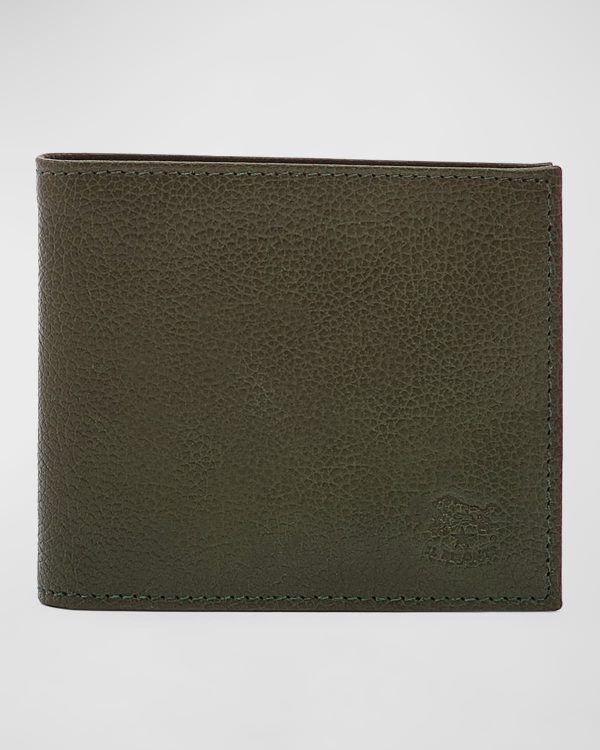 Men's Vintage Leather Wallet- sku219512181