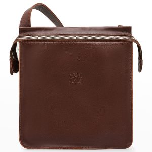 Men's Leather Crossbody Bag- sku203320184