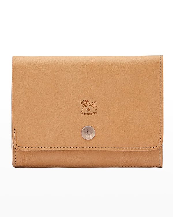Unisex Leather Snap Wallet- sku203330151