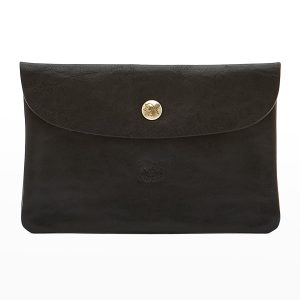 Unisex Leather Snap Pouch- sku203320064