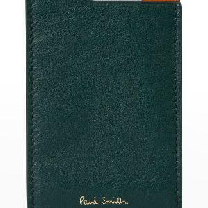 Men's Colorblock Leather Wallet- sku207120155
