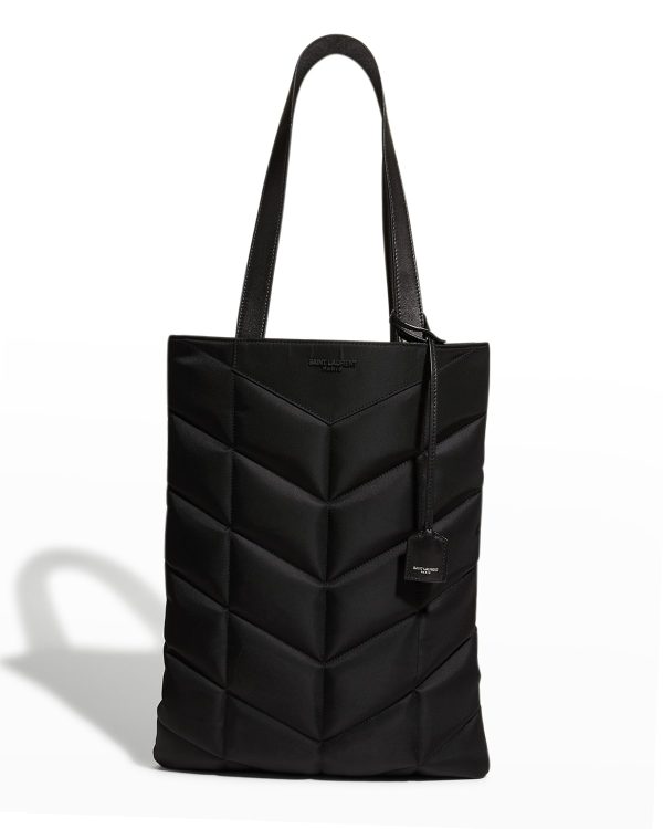 Men's Puffer Nylon Tote Bag- sku207291360