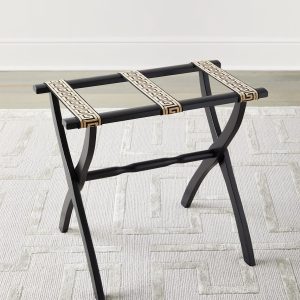 Greek Key Straps Luggage Rack- sku207411388