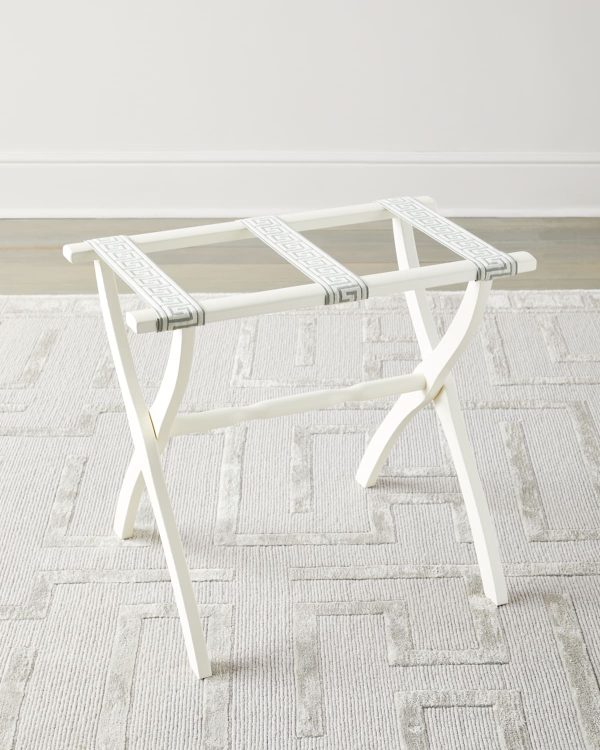 Greek Key Straps Luggage Rack- sku207411262