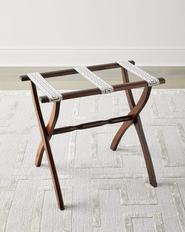 Greek Key Straps Luggage Rack- sku207421966